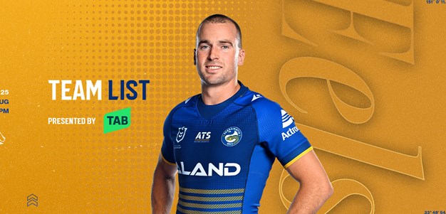 NRL Team List: Round 25