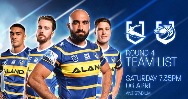 Eels v Sharks Team List | Eels