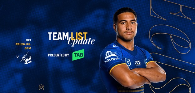 NRL Team List Update: Round 21