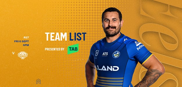 NRL Team List: Round 27