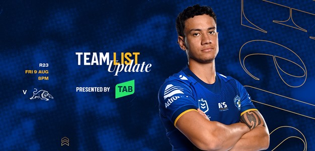 NRL Team List Update: Round 23