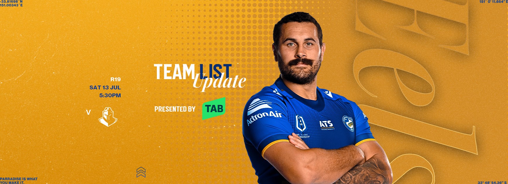 NRL Team List Update: Round 19