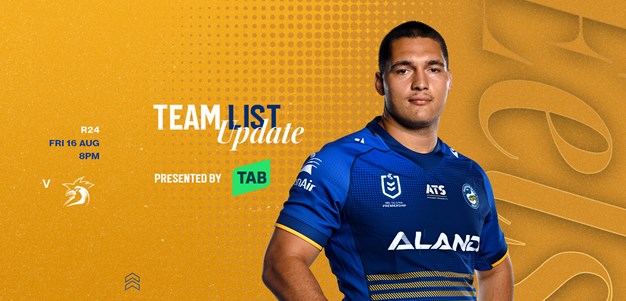 NRL Team List Update: Round 24