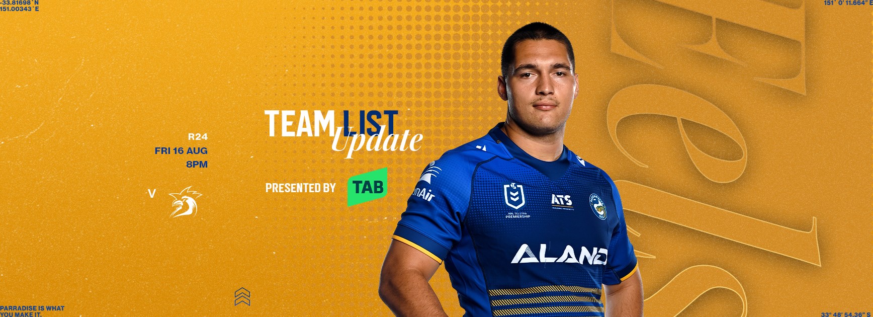 NRL Team List Update: Round 24