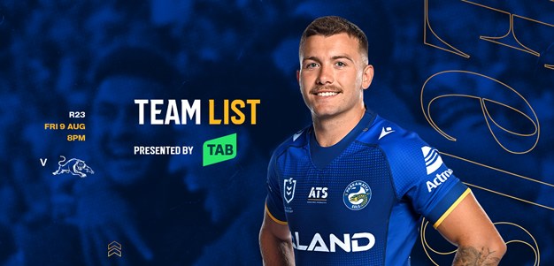 NRL Team List: Round 23