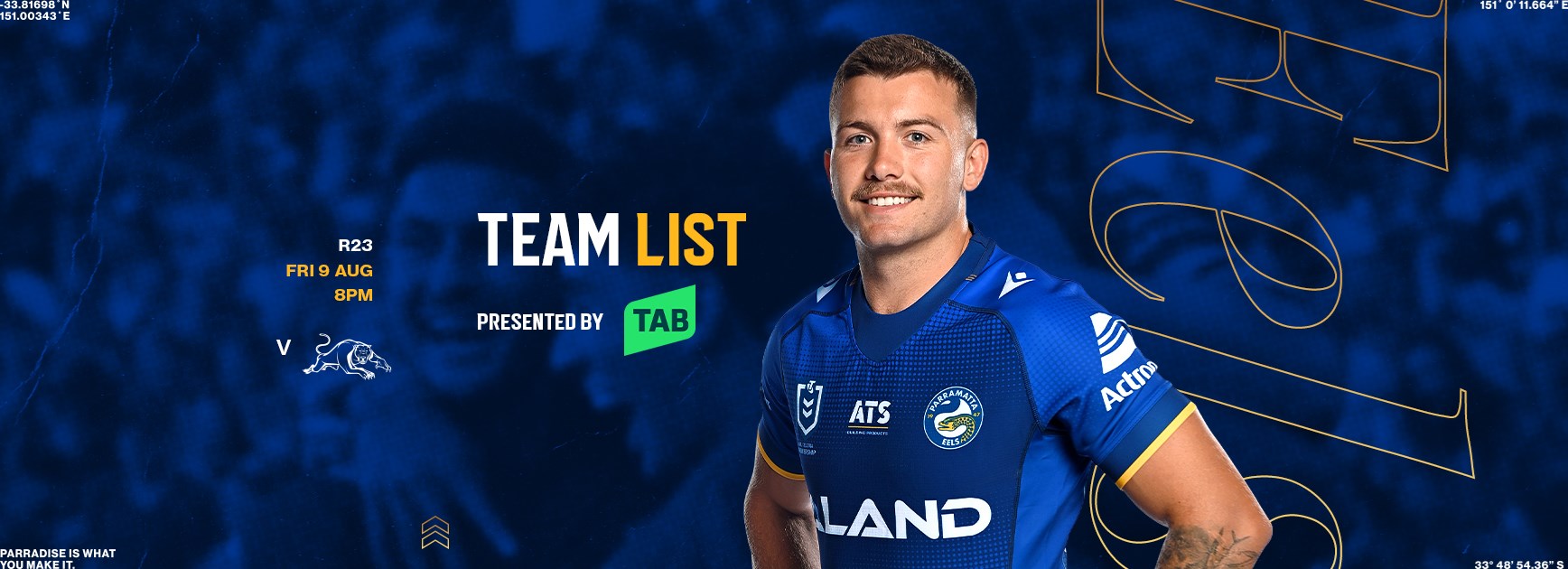 NRL Team List: Round 23