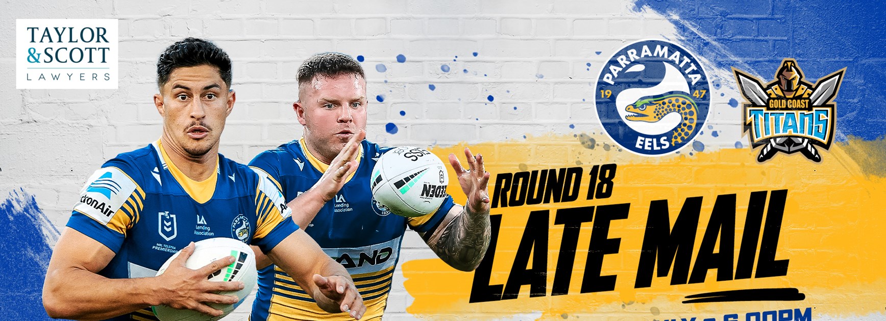 Late Mail - Titans v Eels, Round 18