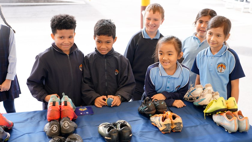 More happy customers of the Great Jnr Aussie Boot Swap event at St Margaret Mary’s