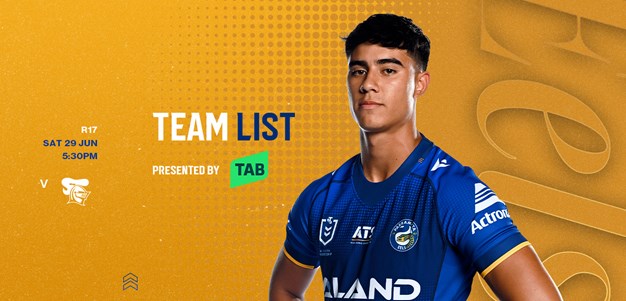 NRL Team List: Round 17