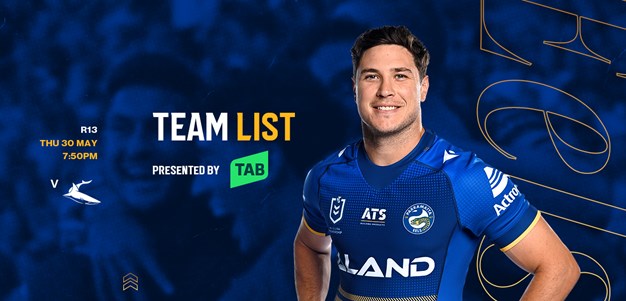 NRL Team List: Round 13
