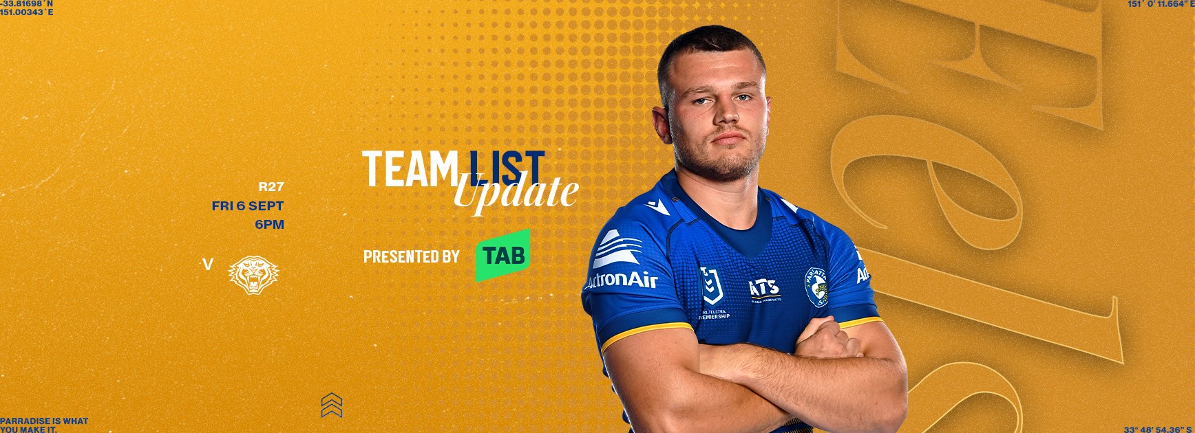 NRL Team List Update: Round 27