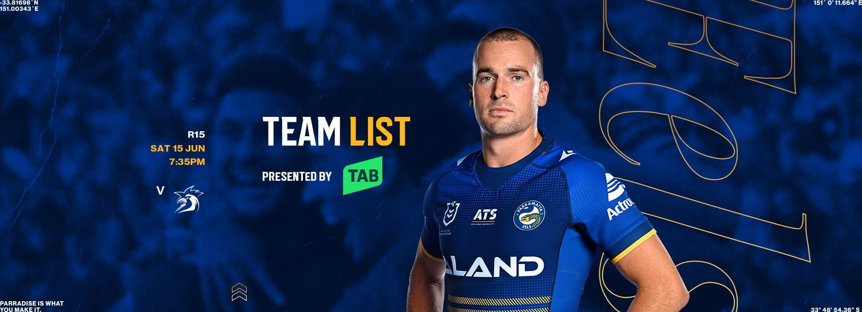 NRL Team List: Round 15