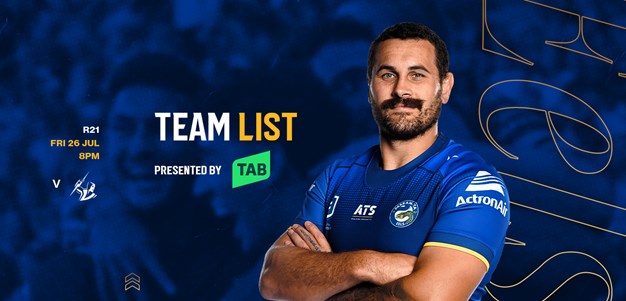 NRL Team List: Round 21