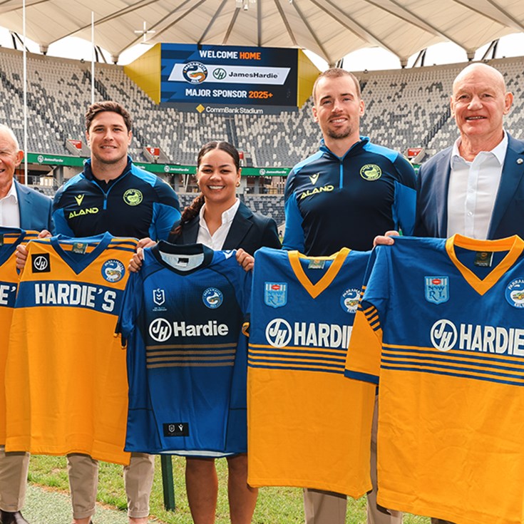 Welcome Home. James Hardie to return as Club’s Major Sponsor from 2025