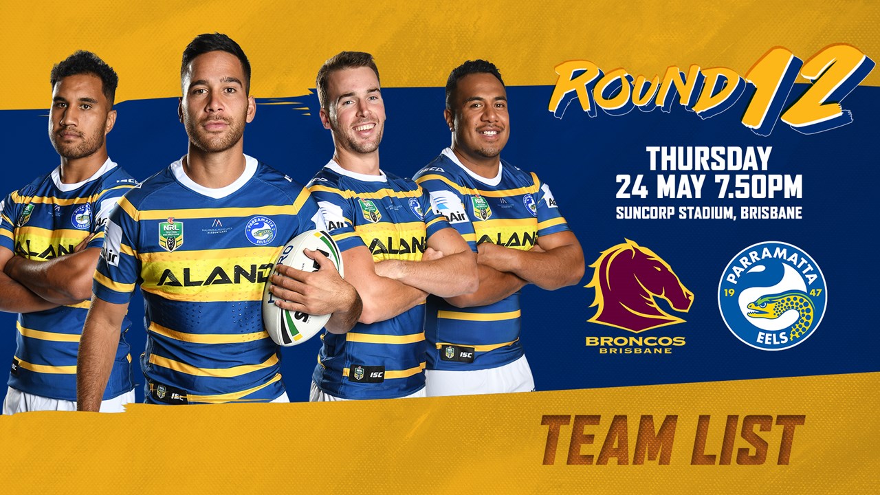 NRL Team List: Round 12 Broncos v Titans