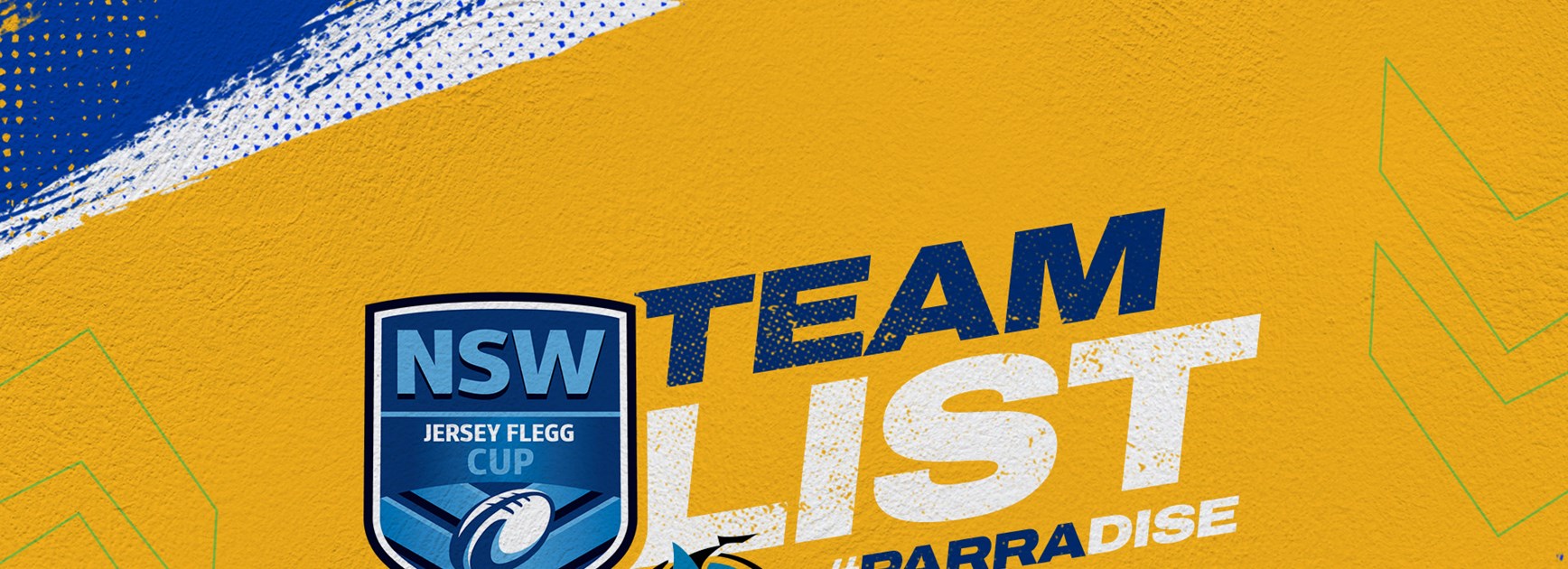 Jersey Flegg Cup Team List - Eels v Sharks, Round 18