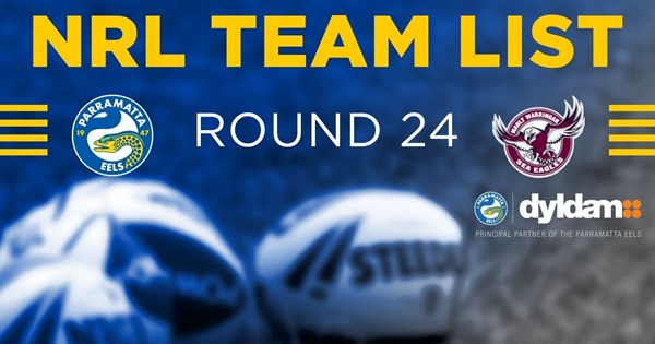 NRL Team List: Round 24 | Eels